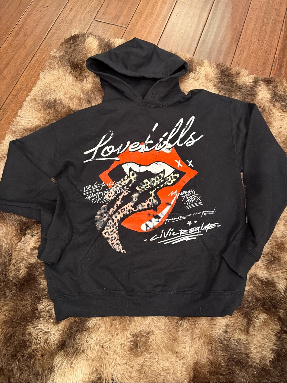 Civil Regime Love Kills hoodie